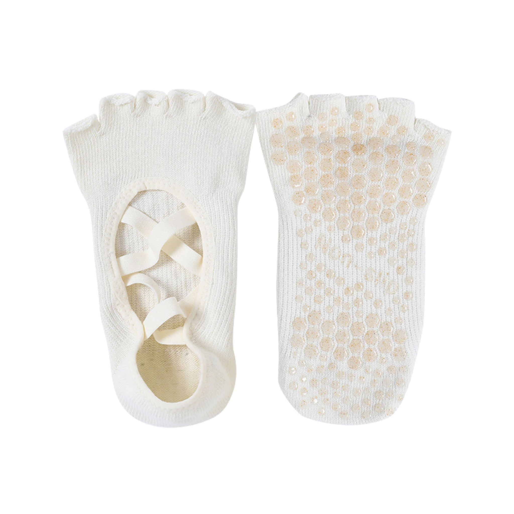 Half Toe Soild Grip Socks