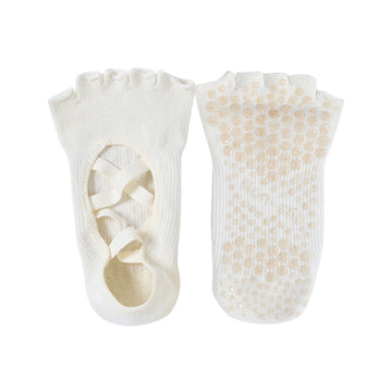 Half Toe Soild Grip Socks