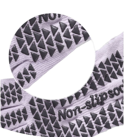 Round Toe Crew Grip Socks